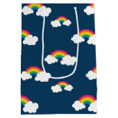 Sac cadeau moyen arc-en-ciel (Dos)