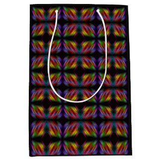 Sac Cadeau Moyen Arc-en-ciel flou