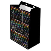 Sac Cadeau Moyen Arc en ciel Roches Crystal Collection Chart (Dos Angle)