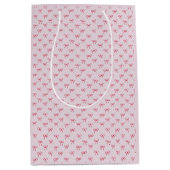 Sac Cadeau Moyen arc rose motif Saint-Valentin (Devant)