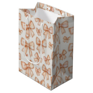Sac Cadeau Moyen Arches de Coquette de Pêche Fantaisiste Baby Showe