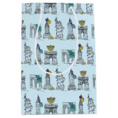 Sac Cadeau Moyen Architecture de New York City NYC Hanoukka (Devant)