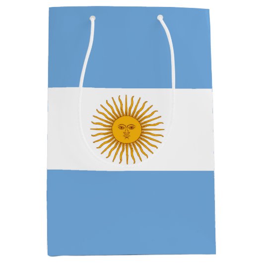 Sac Cadeau Moyen Argentina flag (Devant)