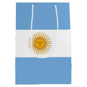 Sac Cadeau Moyen Argentina flag (Dos)