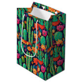 Sac Cadeau Moyen Arizona Saguaro Cactus (Devant Angle)