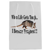 Sac Cadeau Moyen Armadillo Inspiration animale (Devant)