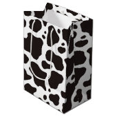 Sac Cadeau Moyen Arrière - plan motif de vache (Devant Angle)