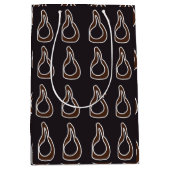Sac Cadeau Moyen Art Abstrait moderne (Devant)