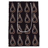 Sac Cadeau Moyen Art Abstrait moderne (Dos)