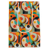 Sac Cadeau Moyen Art Moderne Du Milieu Du Siècle, Diverses Couleurs (Dos)