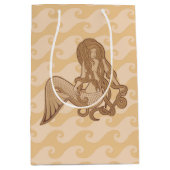 Sac Cadeau Moyen Assis Sirène (Devant)