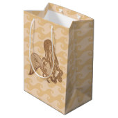 Sac Cadeau Moyen Assis Sirène (Dos Angle)