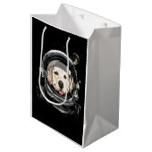 Sac Cadeau Moyen Astronaute De L'Espace Golden Retriever Lover Pet (Devant Angle)