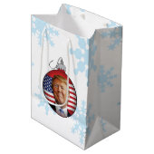 Sac Cadeau Moyen Atout pour Noël (Devant Angle)