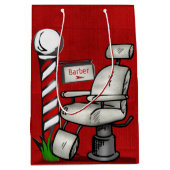 Sac Cadeau Moyen Au Barber Shop (Devant)