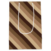 Sac cadeau moyen au chocolat au lait (Dos)