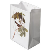 Sac Cadeau Moyen Audubon Oiseau de Bruant sur Mandrake sauvage (Dos Angle)