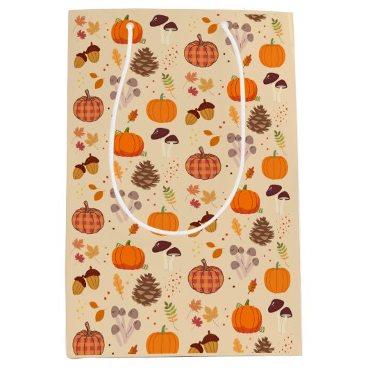 Sac Cadeau Moyen Automne (Devant)