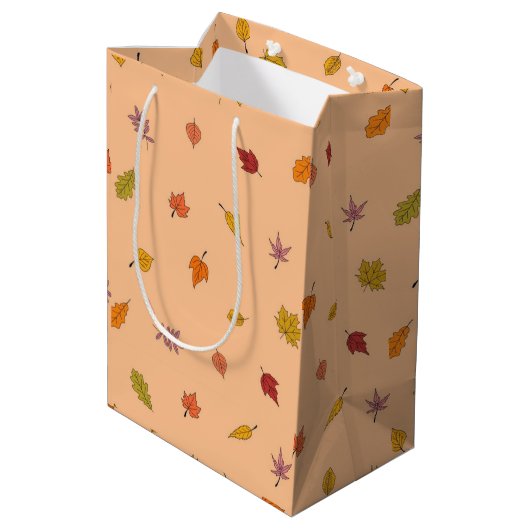 Sac Cadeau Moyen Automne (Dos Angle)