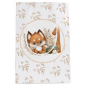 Sac Cadeau Moyen Automne 1er Anniversaire Mignonne Fox (Devant)