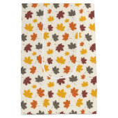 Sac Cadeau Moyen Automne Feuilles en chute (Dos)