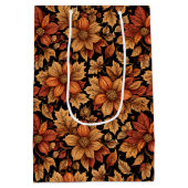 Sac Cadeau Moyen Automne Floral (Dos)