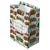 Sac Cadeau Moyen Aventure Attend : Baby shower neutre pour les femm (Devant Angle)