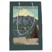 Sac Cadeau Moyen Avion de Bush et pêche - ressortissant de (Devant)