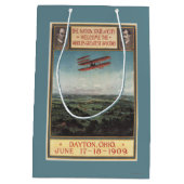 Sac Cadeau Moyen Avion de frères de Wright (Dos)