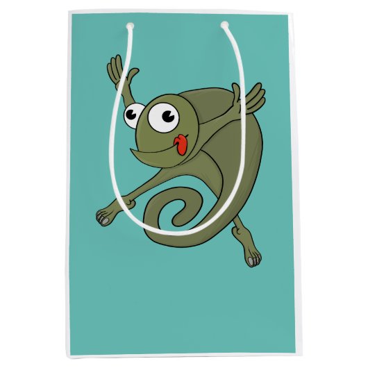 Sac Cadeau Moyen Awesome Chameleon (Devant)