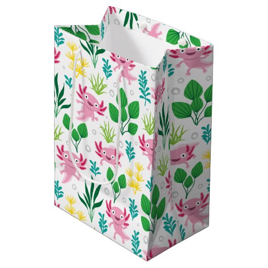 Sac Cadeau Moyen Axolotl (Devant Angle)