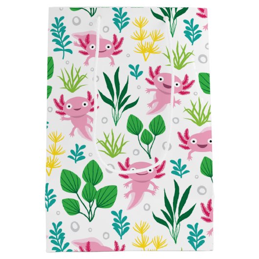 Sac Cadeau Moyen Axolotl (Dos)