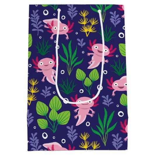 Sac Cadeau Moyen Axolotl (Dos)