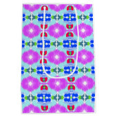 Sac Cadeau Moyen Azure Bloom Kaleidoscope (Dos)