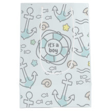 Baby Ahoy Nautical Baby Boy Cadeau