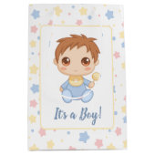 Sac Cadeau Moyen Baby Boy Blue Jumpsuit (Devant)