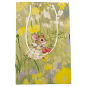 Sac Cadeau Moyen Baby Girl Woodland Animal Shower (Devant)