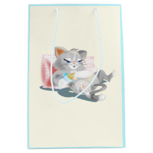 Sac Cadeau Moyen Baby Kitten Venin Bag - Your Colors - texte