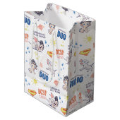 Sac Cadeau Moyen Baby Krypto & Superman Motif (Devant Angle)