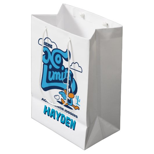 Sac Cadeau Moyen Baby ROAD RUNNER™ - Pas de limites (Devant Angle)