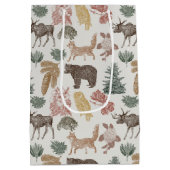 Sac Cadeau Moyen Baby shower animal de la forêt (Dos)