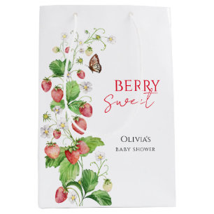 Sac Cadeau Moyen Baby shower Berry Sweet Strawberry