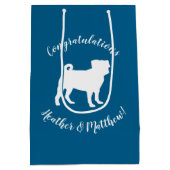 Sac Cadeau Moyen Baby shower carlin Silhouette (Dos)