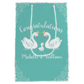 Sac Cadeau Moyen Baby shower de cygne (Dos)