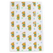 Sac Cadeau Moyen Baby shower de l'ours doux Teddy (Devant)