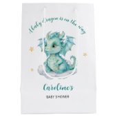 Sac Cadeau Moyen Baby shower Dragon mou (Dos)