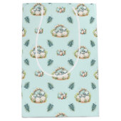 Sac Cadeau Moyen Baby Shower Gift Bag Baby Dinosaur Pattern (Devant)