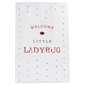 Sac Cadeau Moyen Baby shower Little Ladybug (Devant)