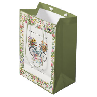 Sac Cadeau Moyen Baby Shower Local & Aimé Bébé Né