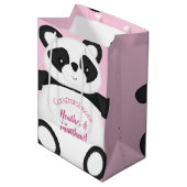 Sac Cadeau Moyen Baby shower Panda Bear (Devant Angle)